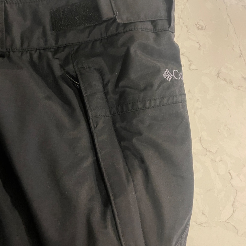 NEW Mens Columbia Large TALL Bugaboo Ski Pants Black No Paper Tags - Picture 7 of 9